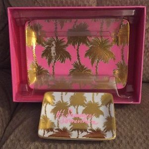 Lilly Pulitzer Trinket Tray Set